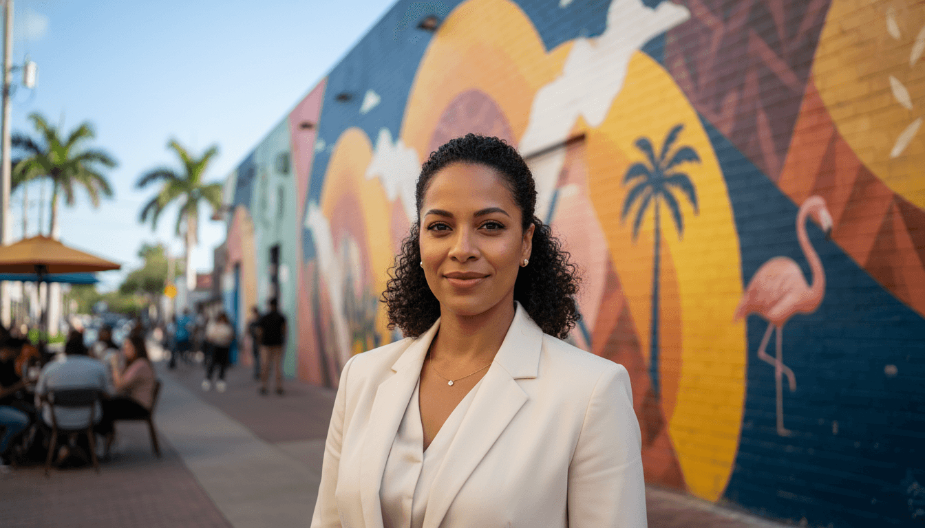 Professional headshot example showcasing Wynwood neighborhood style in Miami Beach