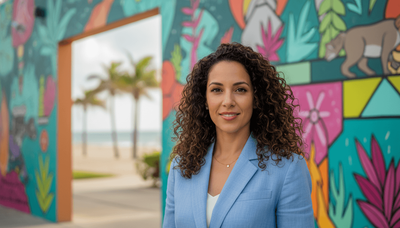 corporate portrait example showcasing Wynwood neighborhood style in Miami Beach