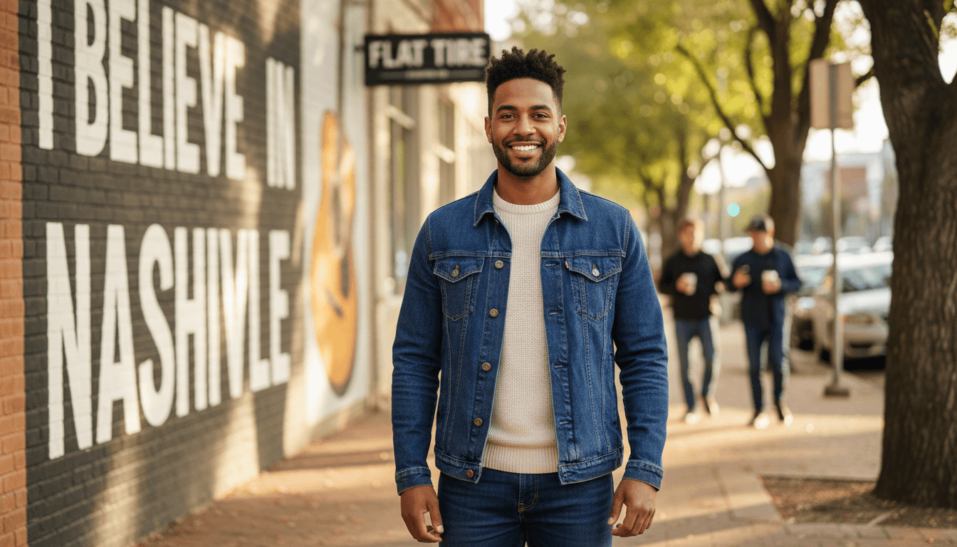 business headshot example showcasing 12 South neighborhood style in Nashville