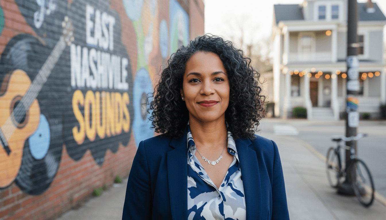 Professional headshot example showcasing East Nashville neighborhood style in Nashville