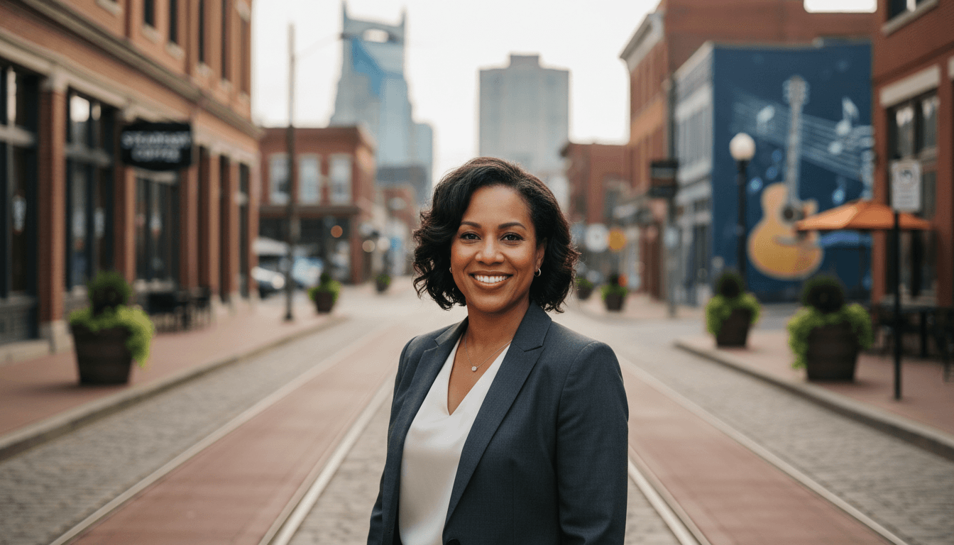 Professional headshot example showcasing Germantown neighborhood style in Nashville