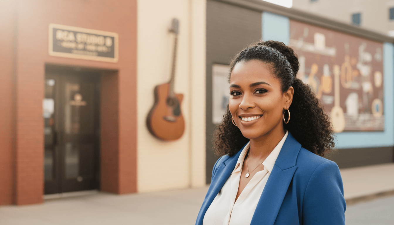 corporate portrait example showcasing Music Row neighborhood style in Nashville