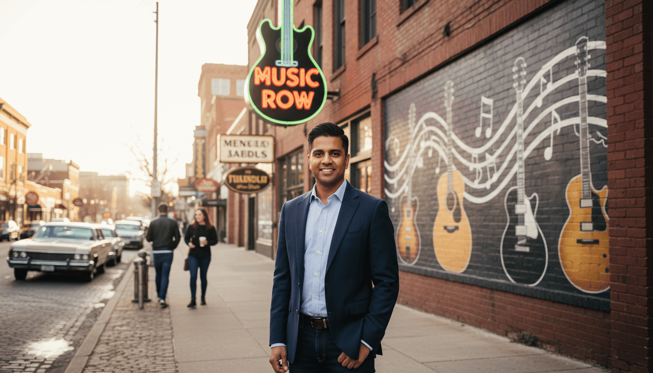 executive headshot example showcasing Music Row neighborhood style in Nashville