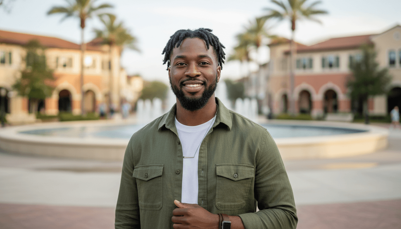 business headshot example showcasing Baldwin Park neighborhood style in Orlando