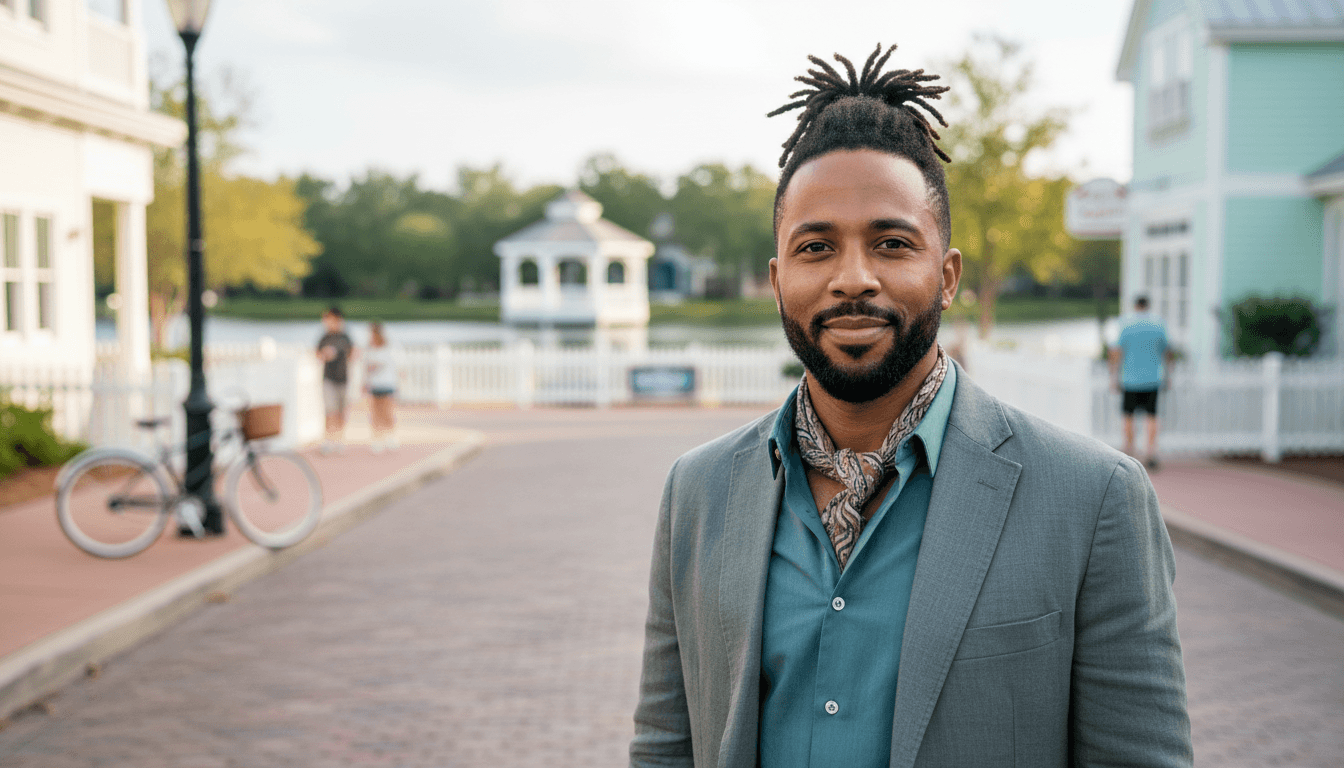 business headshot example showcasing Celebration neighborhood style in Orlando
