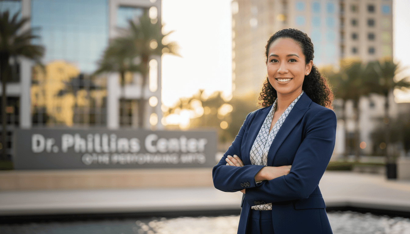 Professional headshot example showcasing Dr. Phillips neighborhood style in Orlando