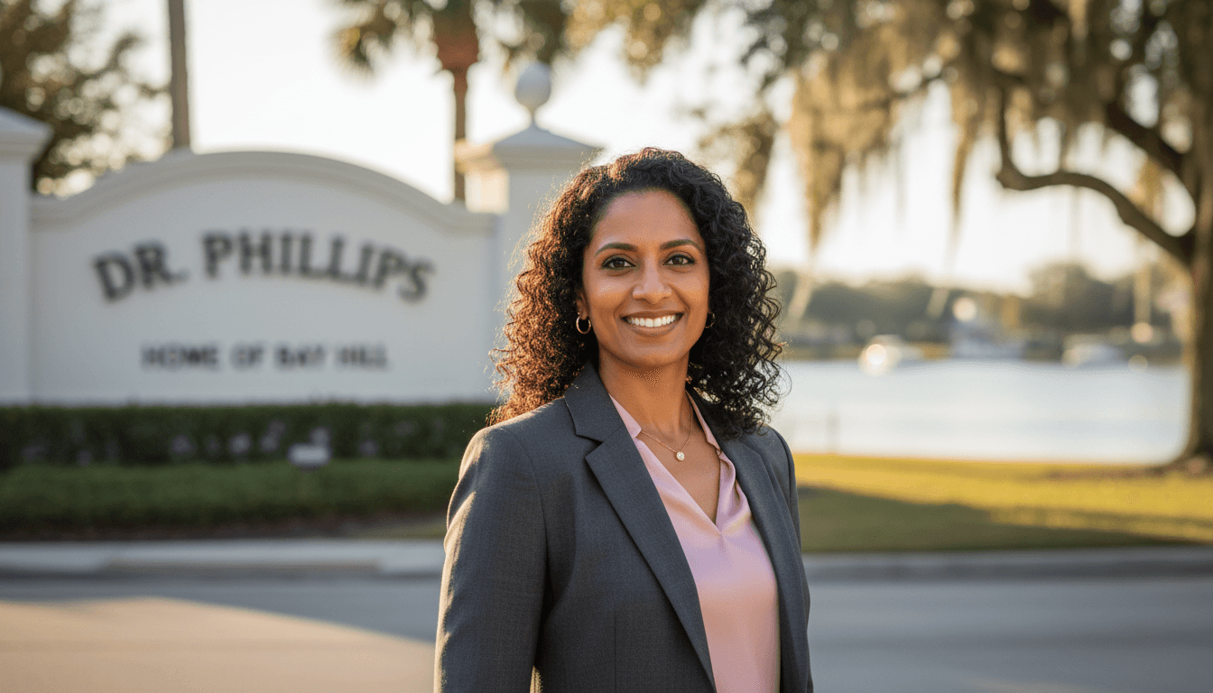 corporate portrait example showcasing Dr. Phillips neighborhood style in Orlando