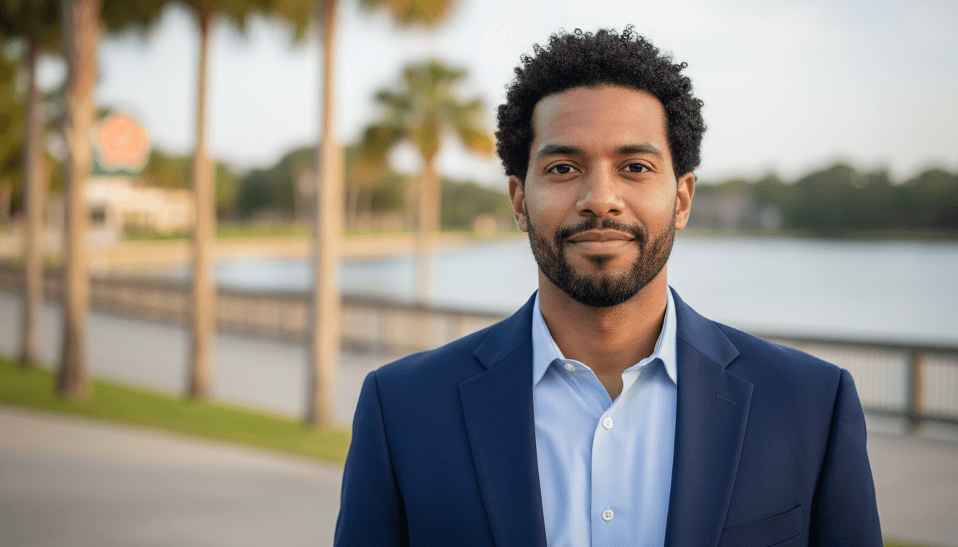 executive headshot example showcasing Kissimmee neighborhood style in Orlando