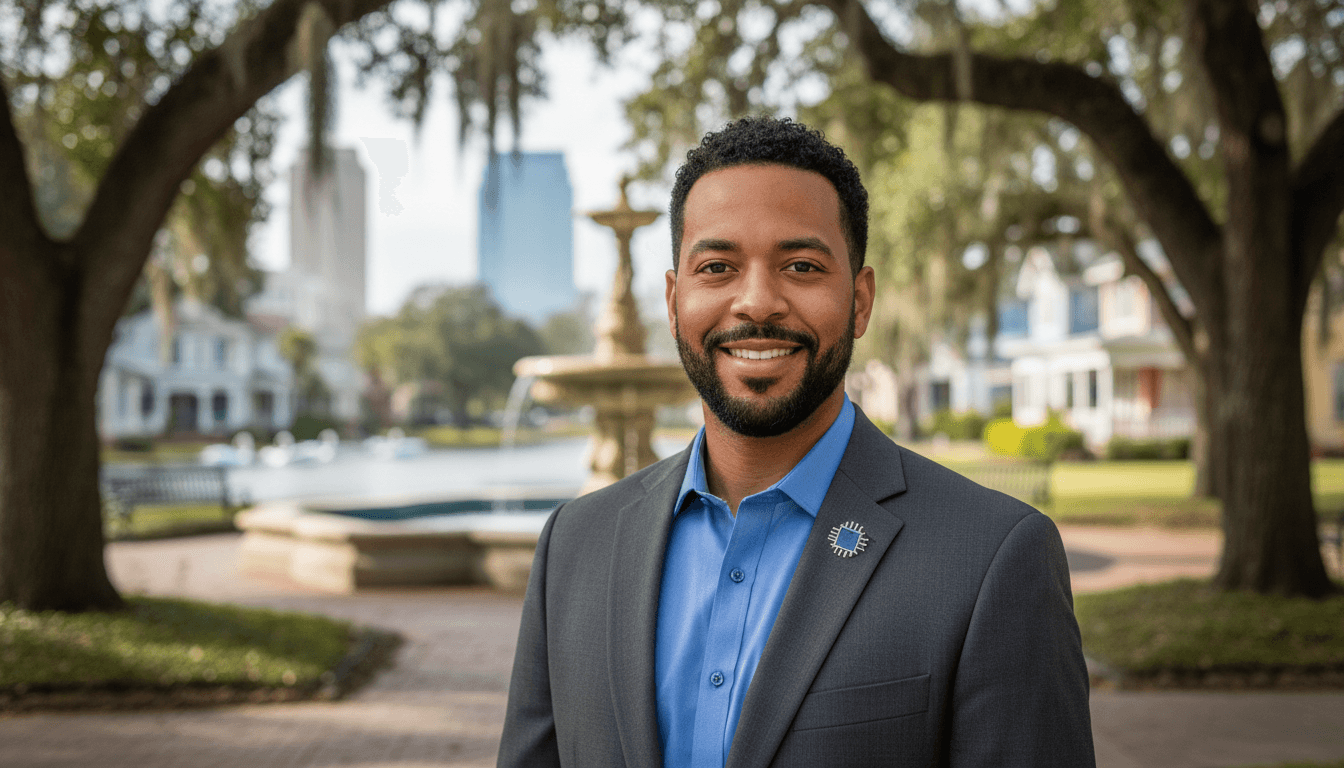 executive headshot example showcasing Thornton Park neighborhood style in Orlando