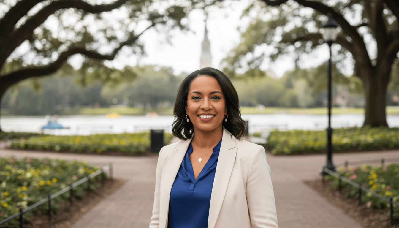 corporate portrait example showcasing Winter Park neighborhood style in Orlando