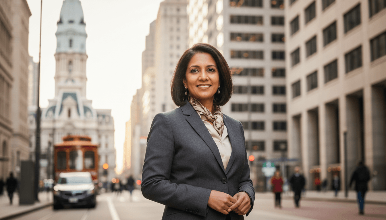 Professional headshot example showcasing Center City neighborhood style in Philadelphia