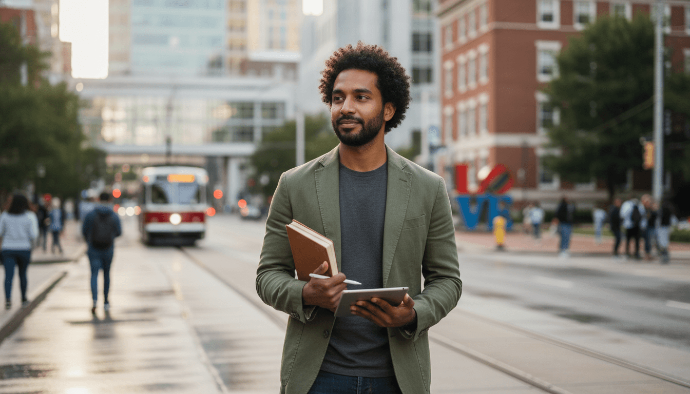 business headshot example showcasing University City neighborhood style in Philadelphia