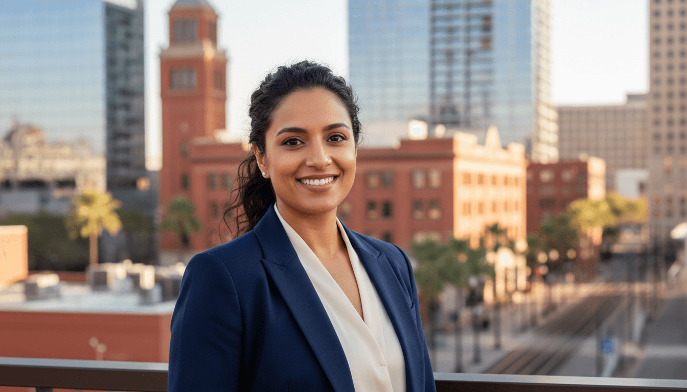 corporate portrait example showcasing Downtown Phoenix neighborhood style in Phoenix