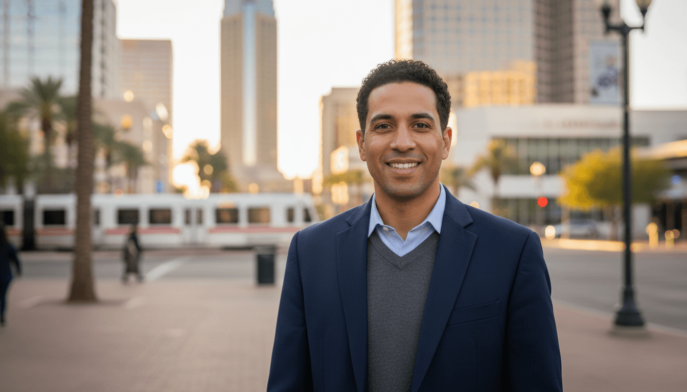 executive headshot example showcasing Downtown Phoenix neighborhood style in Phoenix