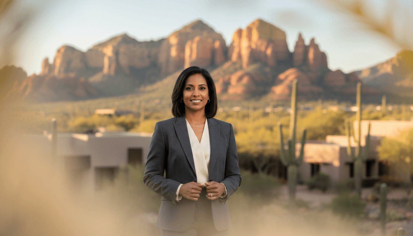 Professional headshot example showcasing Scottsdale neighborhood style in Phoenix