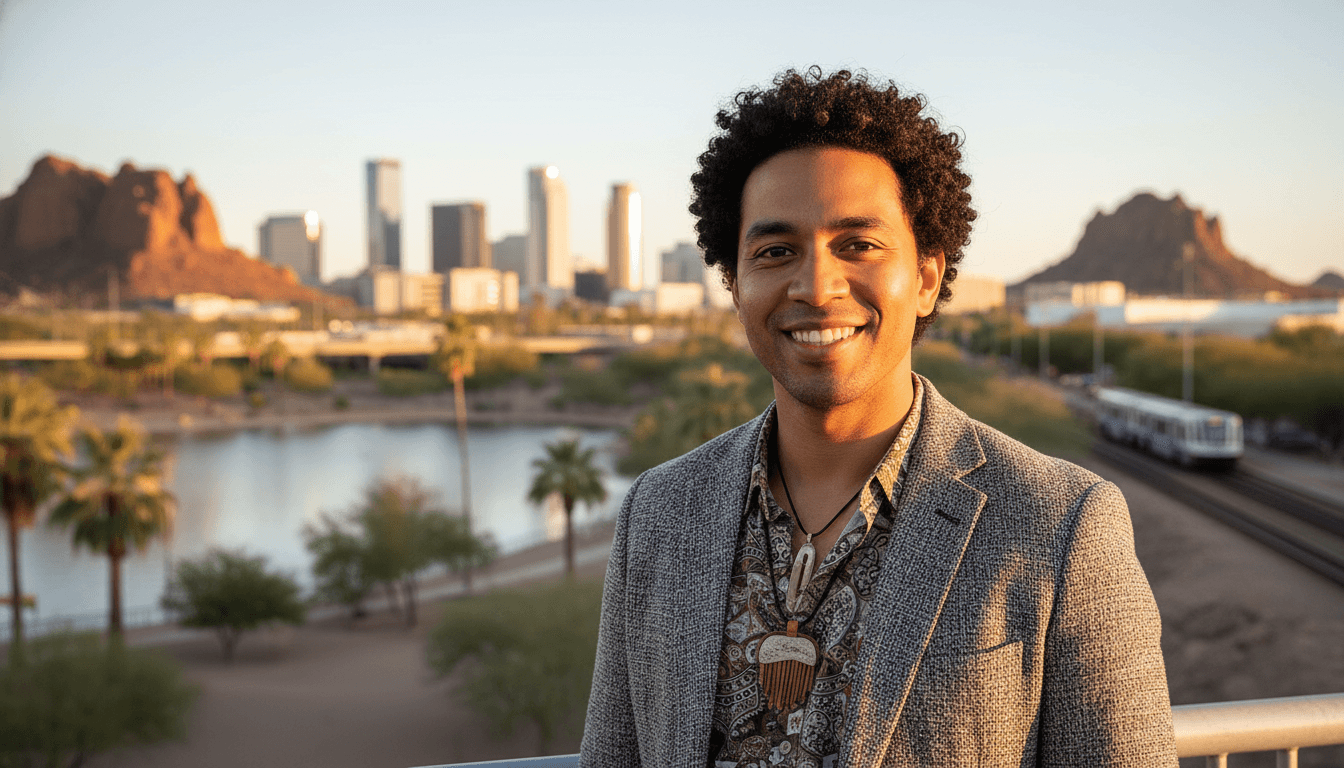 business headshot example showcasing Tempe neighborhood style in Phoenix