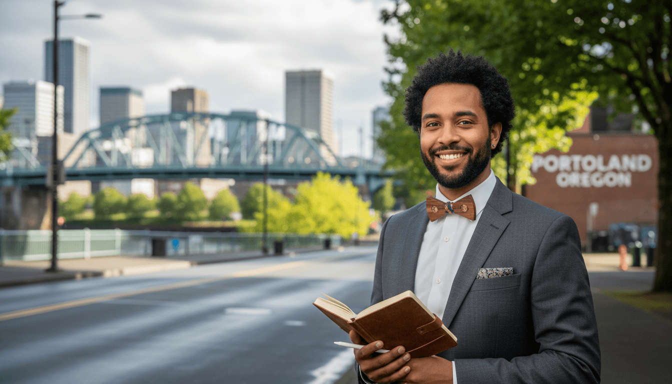 business headshot example showcasing Downtown Portland neighborhood style in Portland