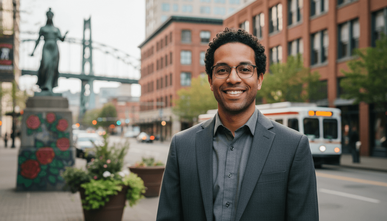 executive headshot example showcasing Downtown Portland neighborhood style in Portland