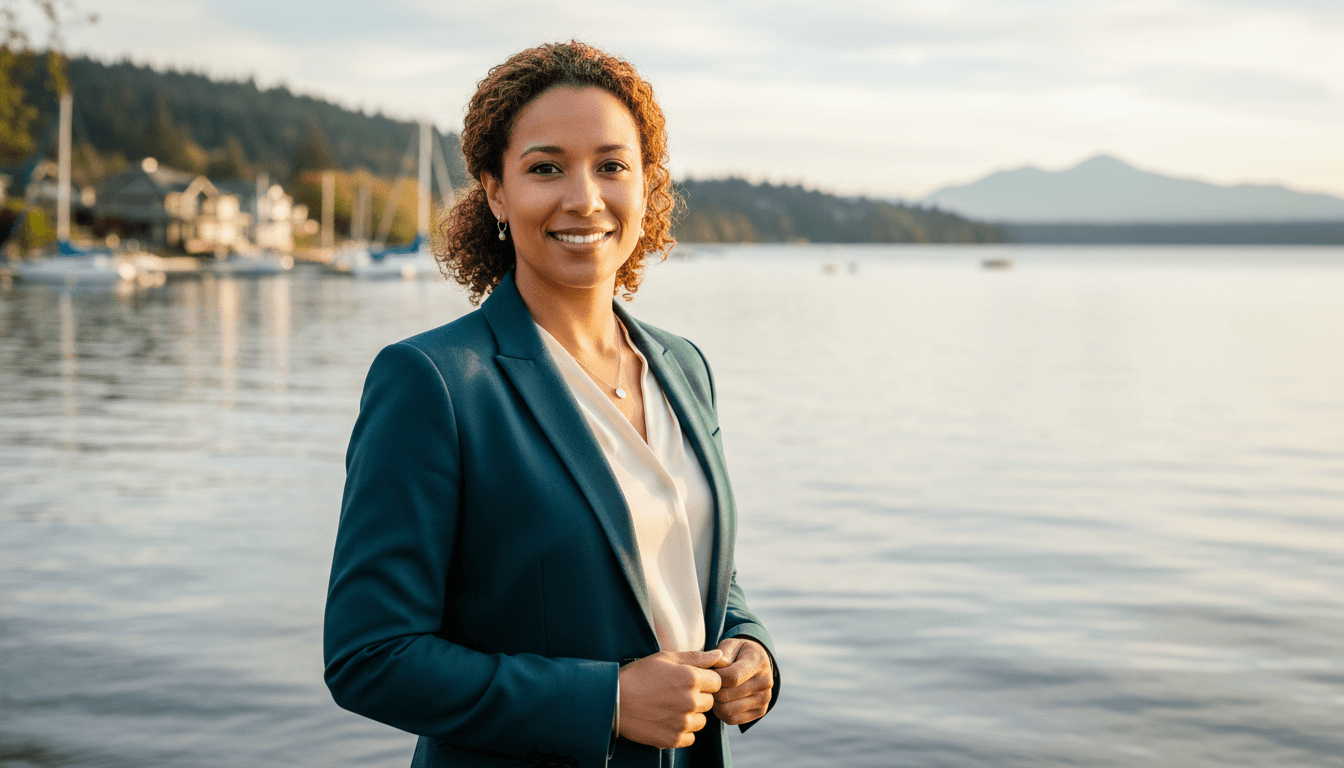 Professional headshot example showcasing Lake Oswego neighborhood style in Portland