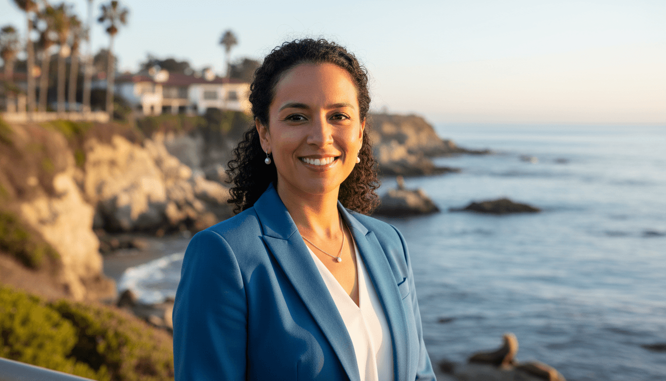 Professional headshot example showcasing La Jolla neighborhood style in San Diego