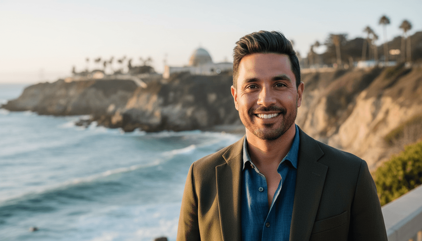 business headshot example showcasing La Jolla neighborhood style in San Diego
