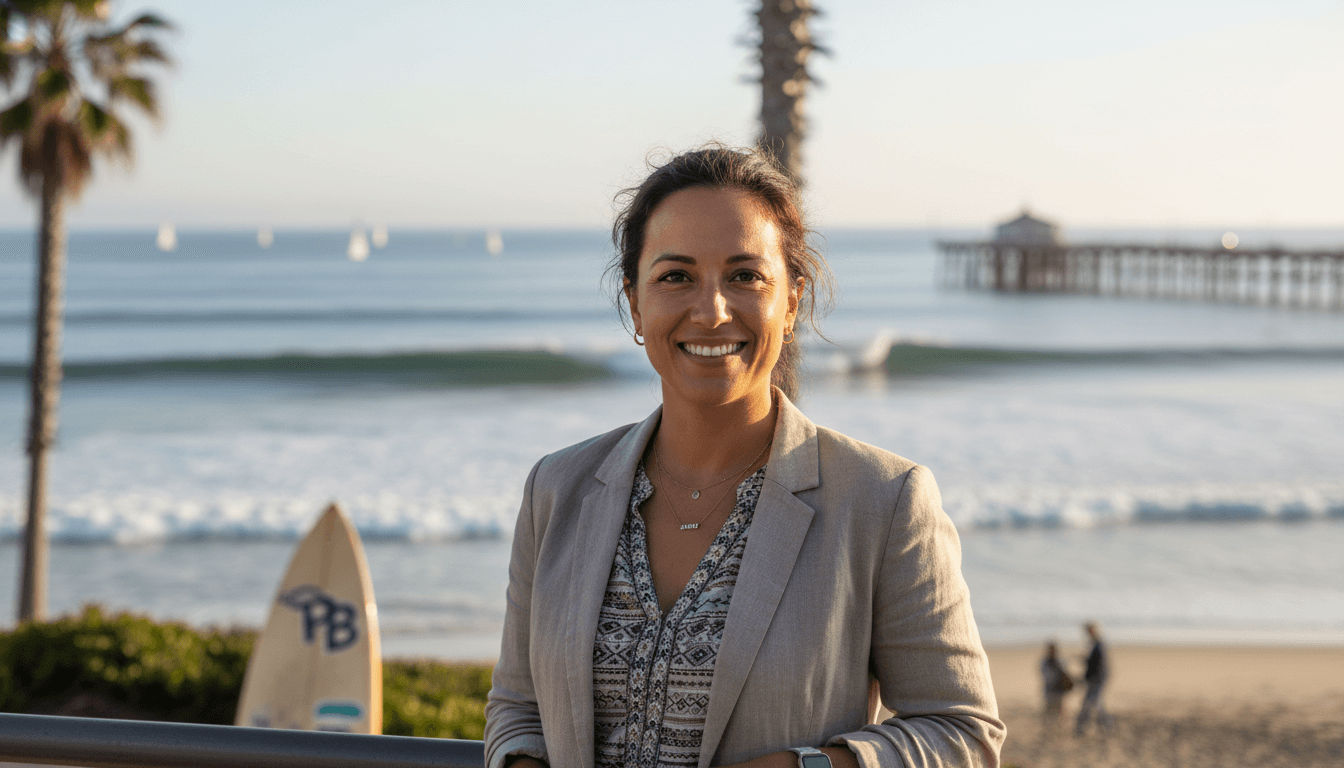 corporate portrait example showcasing Pacific Beach neighborhood style in San Diego