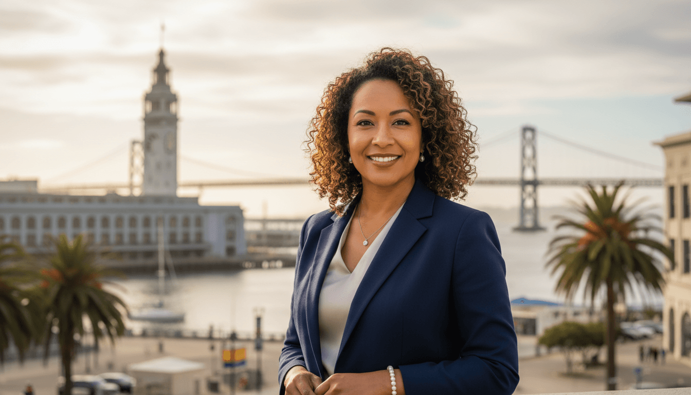 Professional headshot example showcasing Embarcadero neighborhood style in San Francisco