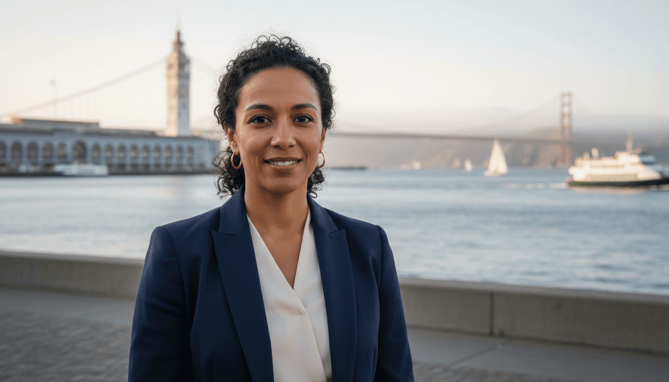 corporate portrait example showcasing Embarcadero neighborhood style in San Francisco