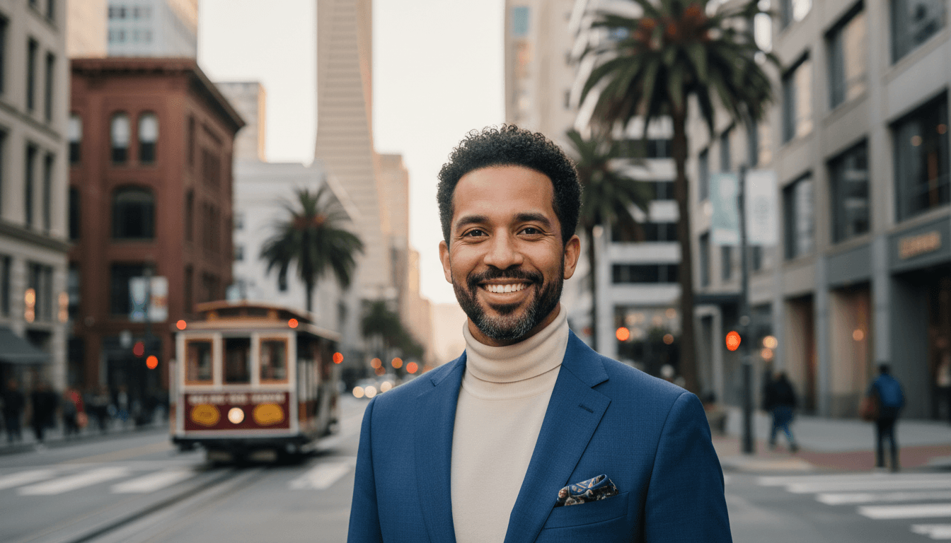 business headshot example showcasing Financial District neighborhood style in San Francisco