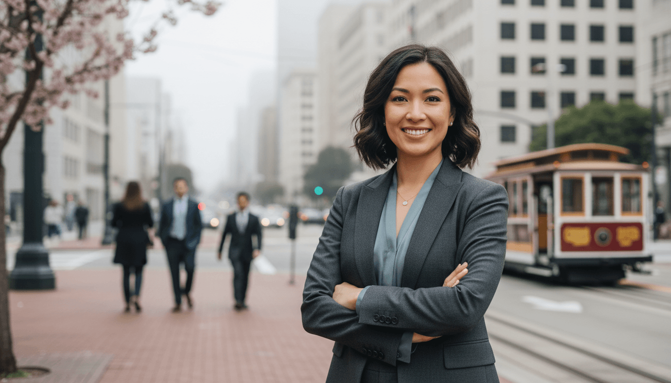 corporate portrait example showcasing Financial District neighborhood style in San Francisco