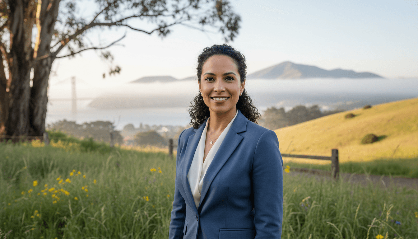 Professional headshot example showcasing Marin neighborhood style in San Francisco