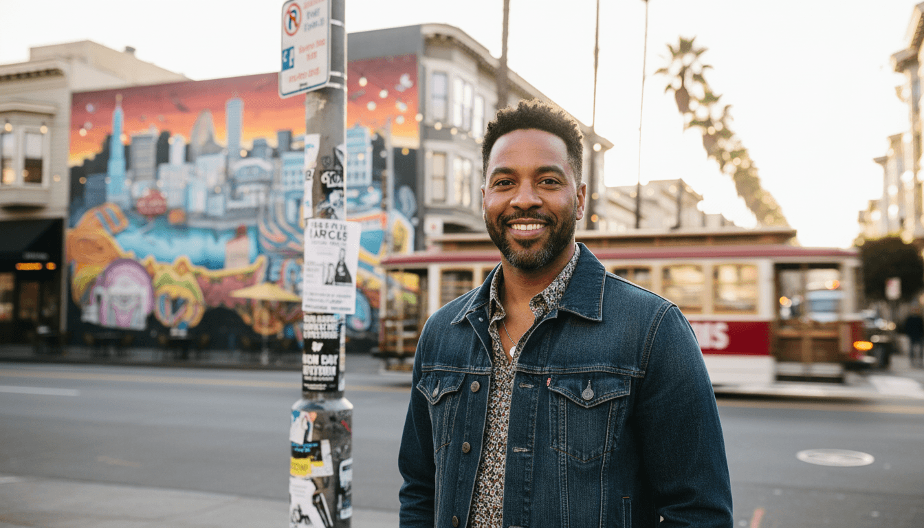 business headshot example showcasing Mission District neighborhood style in San Francisco