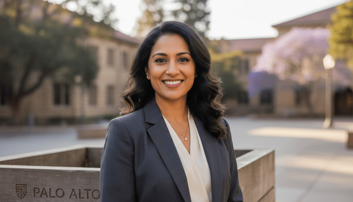 Professional headshot example showcasing Palo Alto neighborhood style in San Francisco