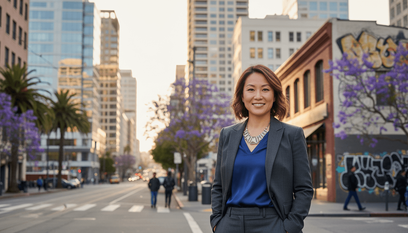 Professional headshot example showcasing SoMa neighborhood style in San Francisco