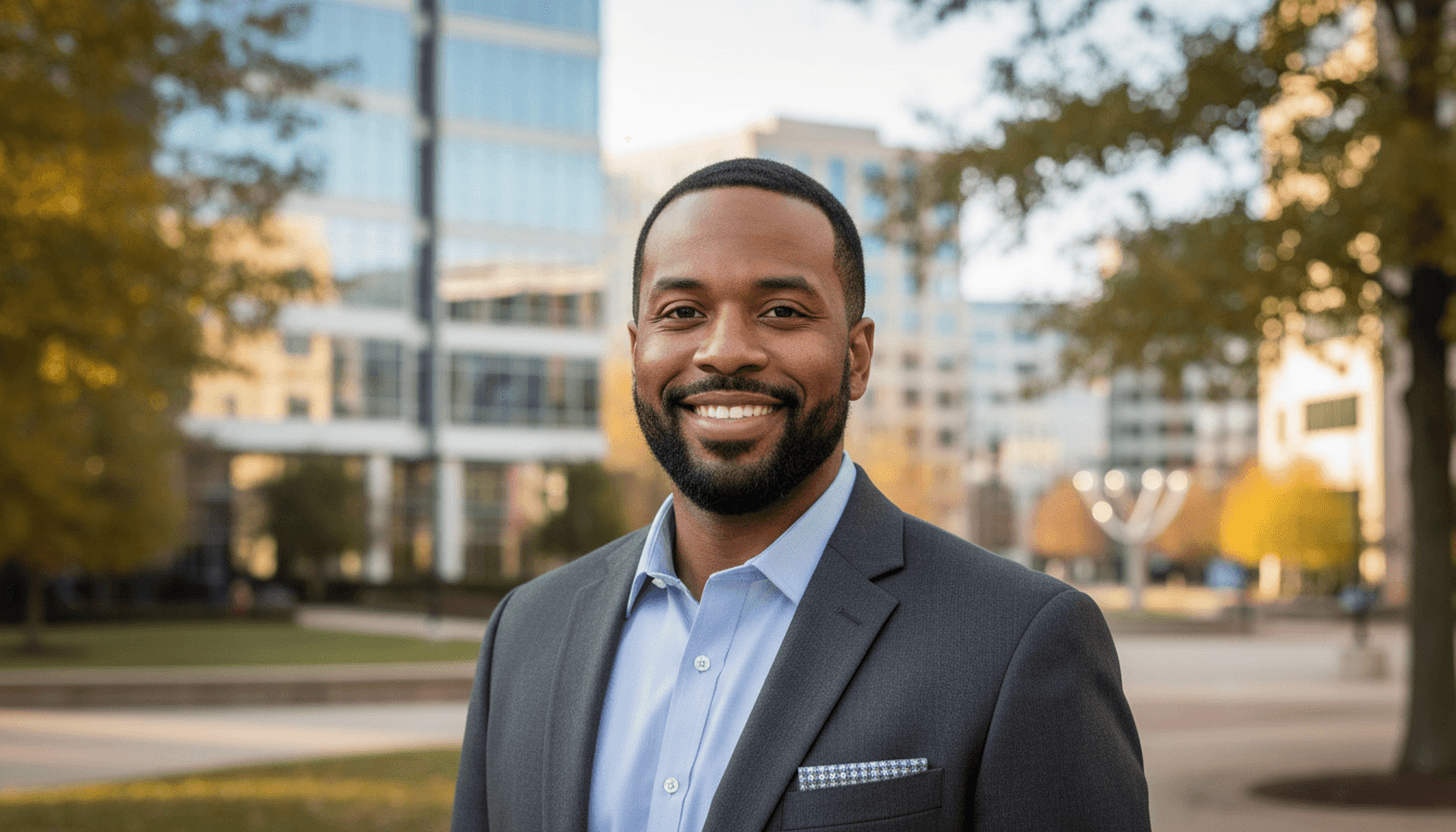 business headshot example showcasing Ballantyne neighborhood style in Charlotte