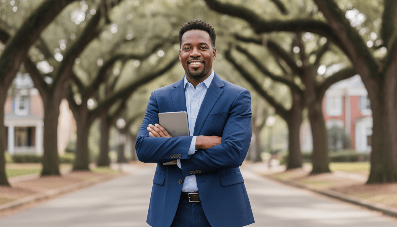 executive headshot example showcasing Myers Park neighborhood style in Charlotte