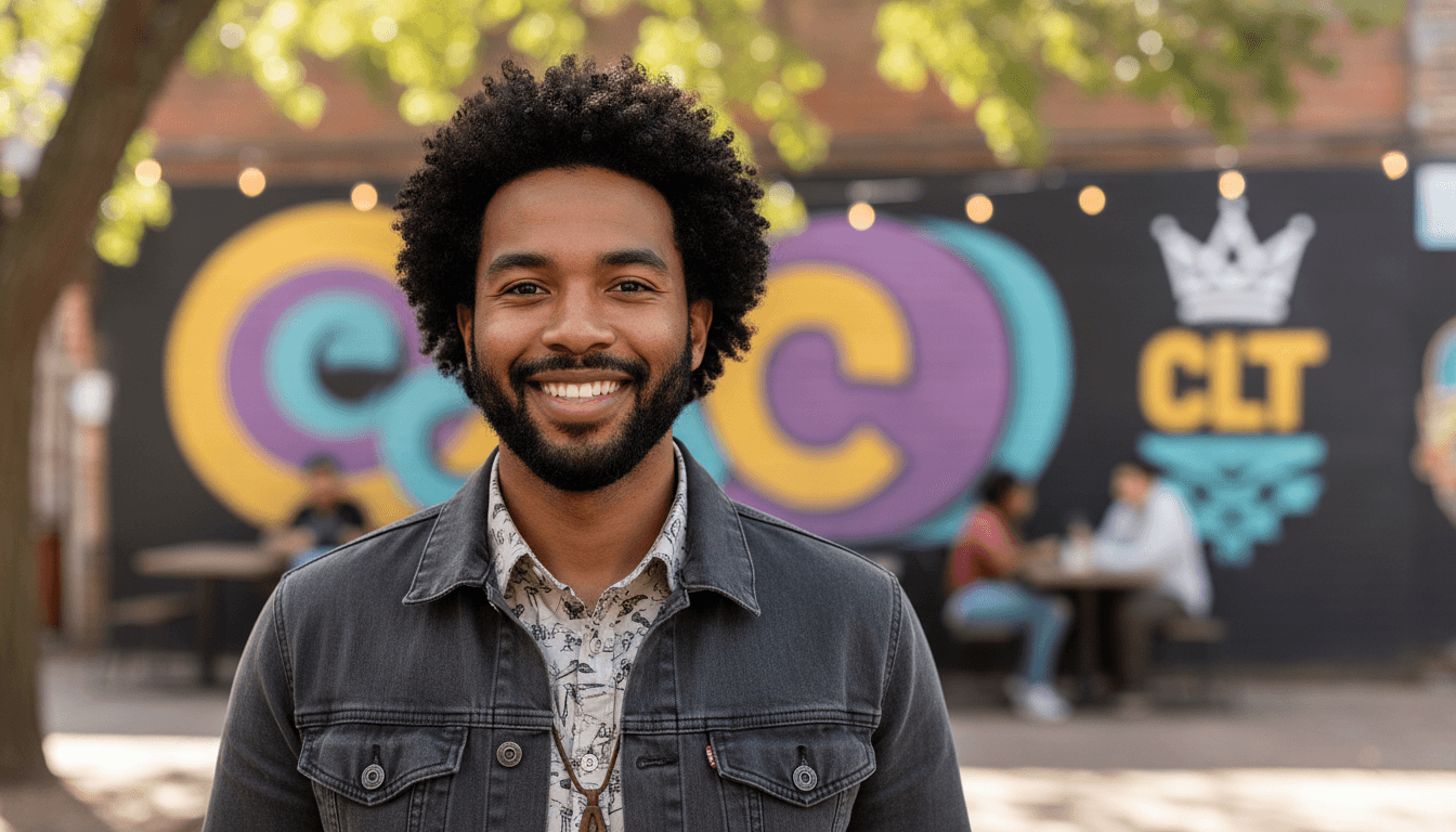 business headshot example showcasing NoDa neighborhood style in Charlotte