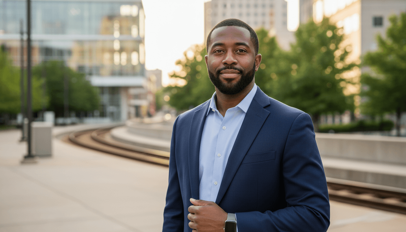 executive headshot example showcasing University City neighborhood style in Charlotte