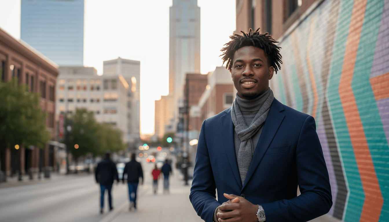 business headshot example showcasing Uptown neighborhood style in Charlotte