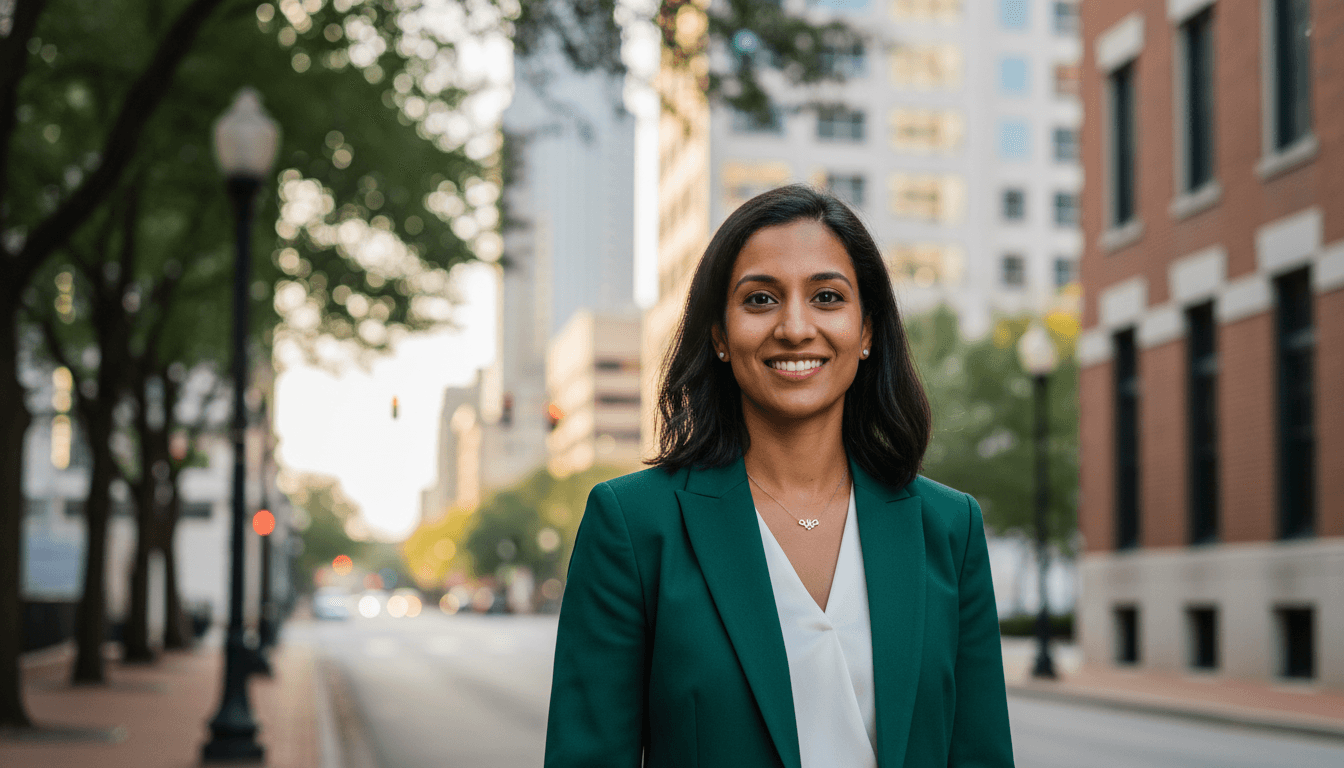 corporate portrait example showcasing Uptown neighborhood style in Charlotte