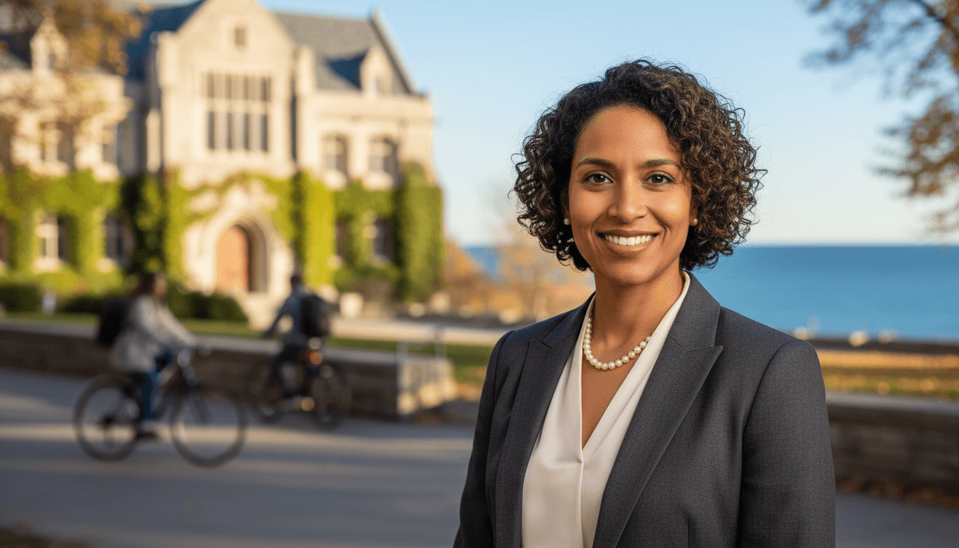 Professional headshot example showcasing Evanston neighborhood style in Chicago