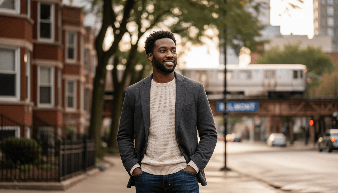 business headshot example showcasing Lakeview neighborhood style in Chicago