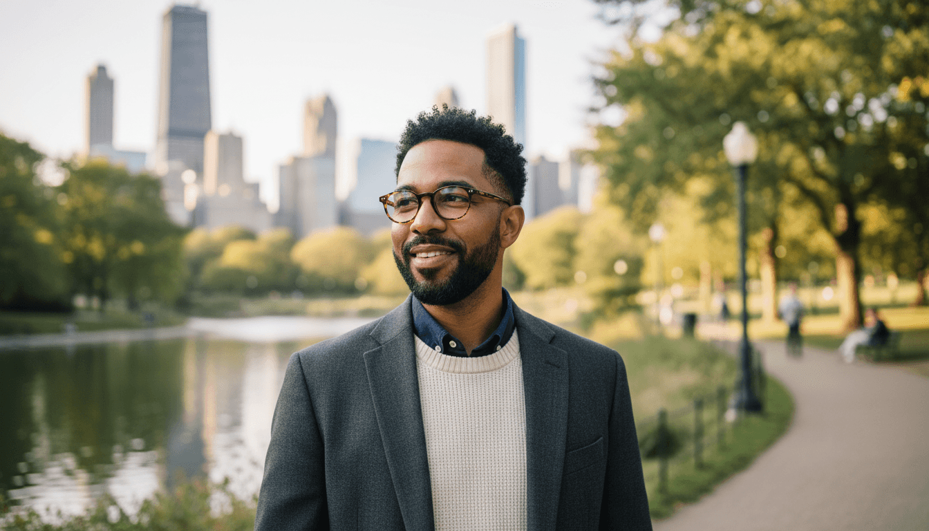 business headshot example showcasing Lincoln Park neighborhood style in Chicago