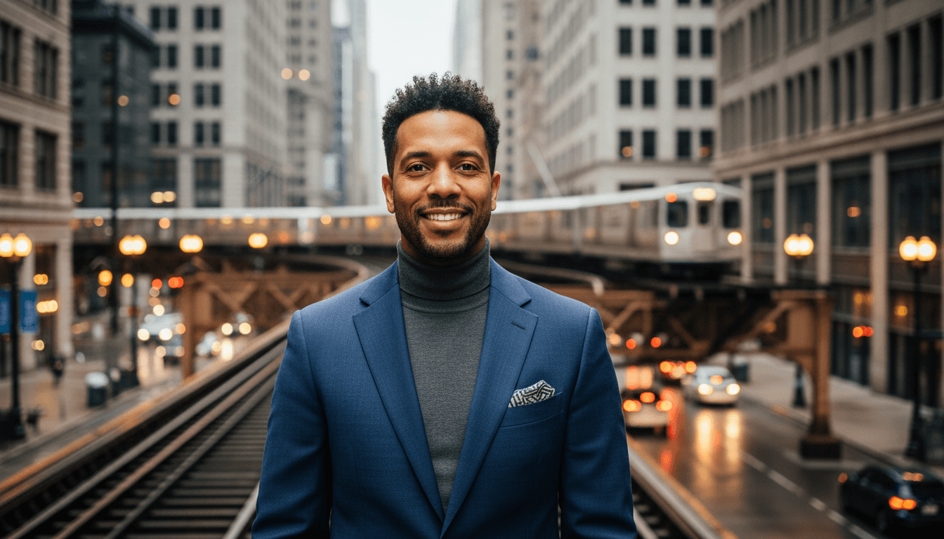 business headshot example showcasing The Loop neighborhood style in Chicago