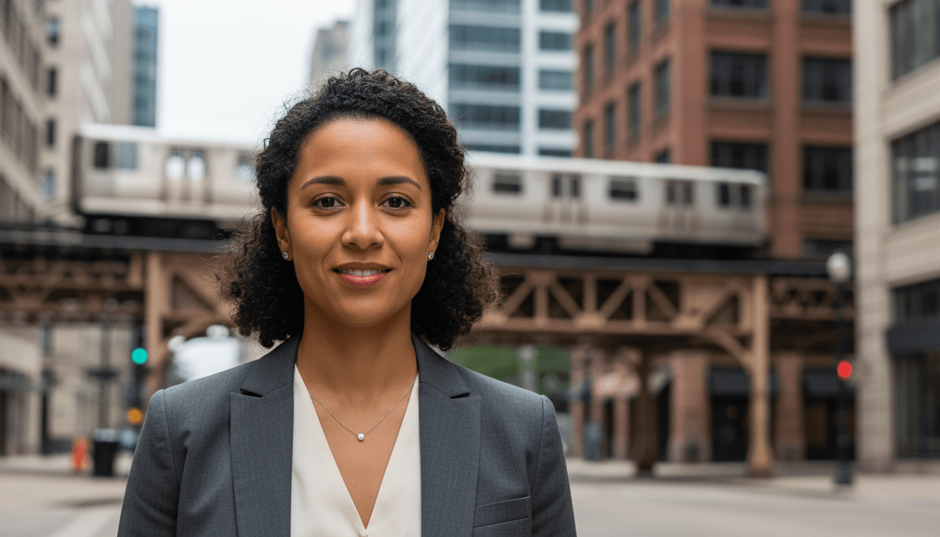corporate portrait example showcasing The Loop neighborhood style in Chicago