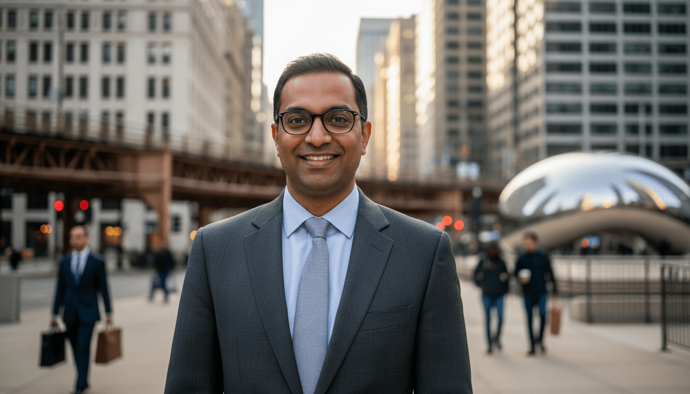 executive headshot example showcasing The Loop neighborhood style in Chicago