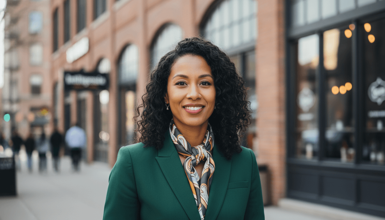 corporate portrait example showcasing West Loop neighborhood style in Chicago