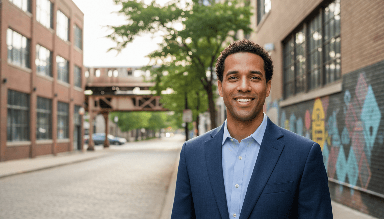 executive headshot example showcasing West Loop neighborhood style in Chicago