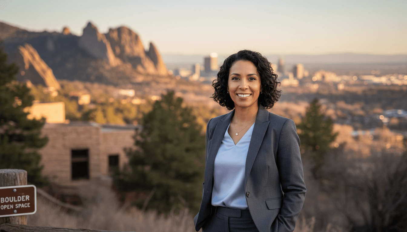 Professional headshot example showcasing Boulder neighborhood style in Denver