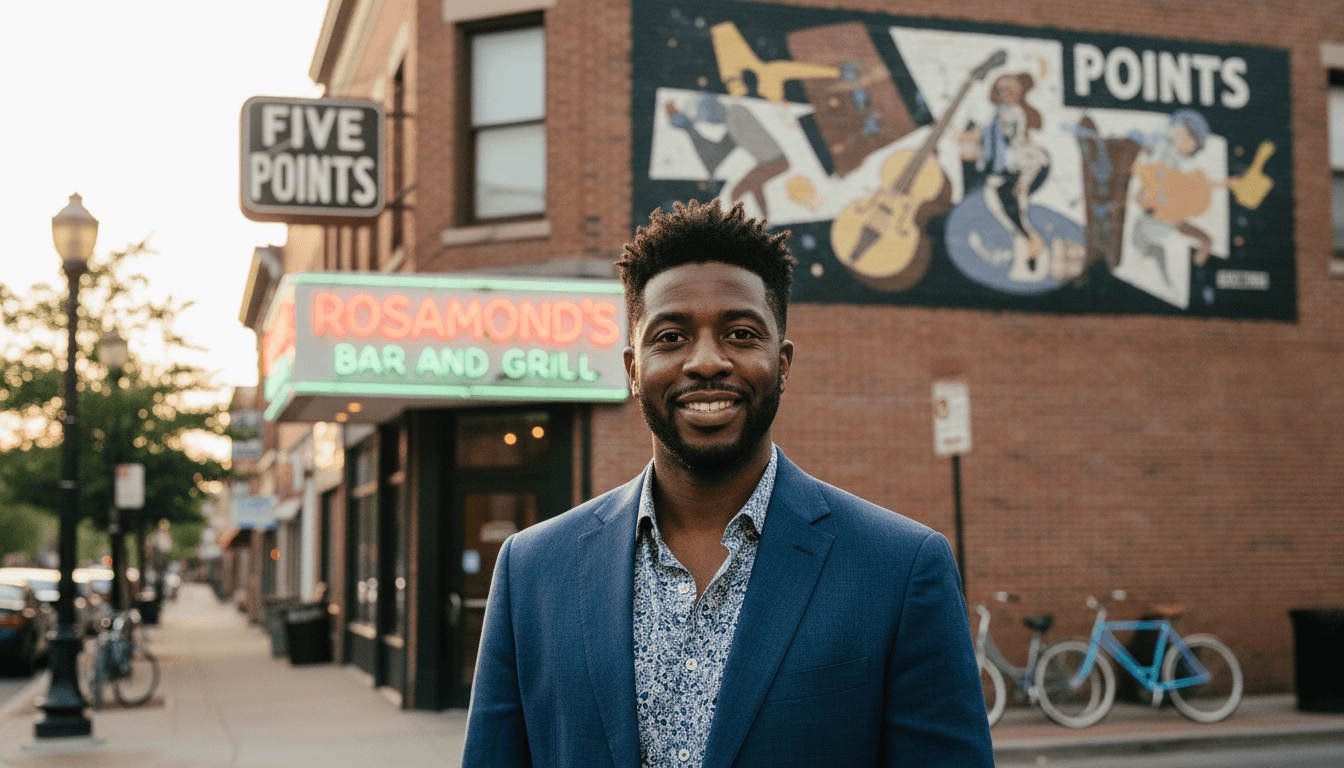 business headshot example showcasing Five Points neighborhood style in Denver